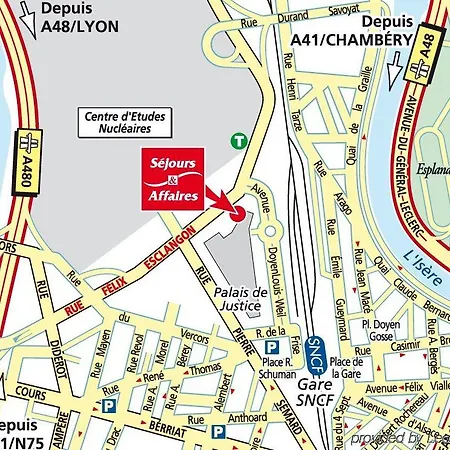 塞祖尔阿菲尔格勒诺布尔马里库里酒店 公寓式酒店